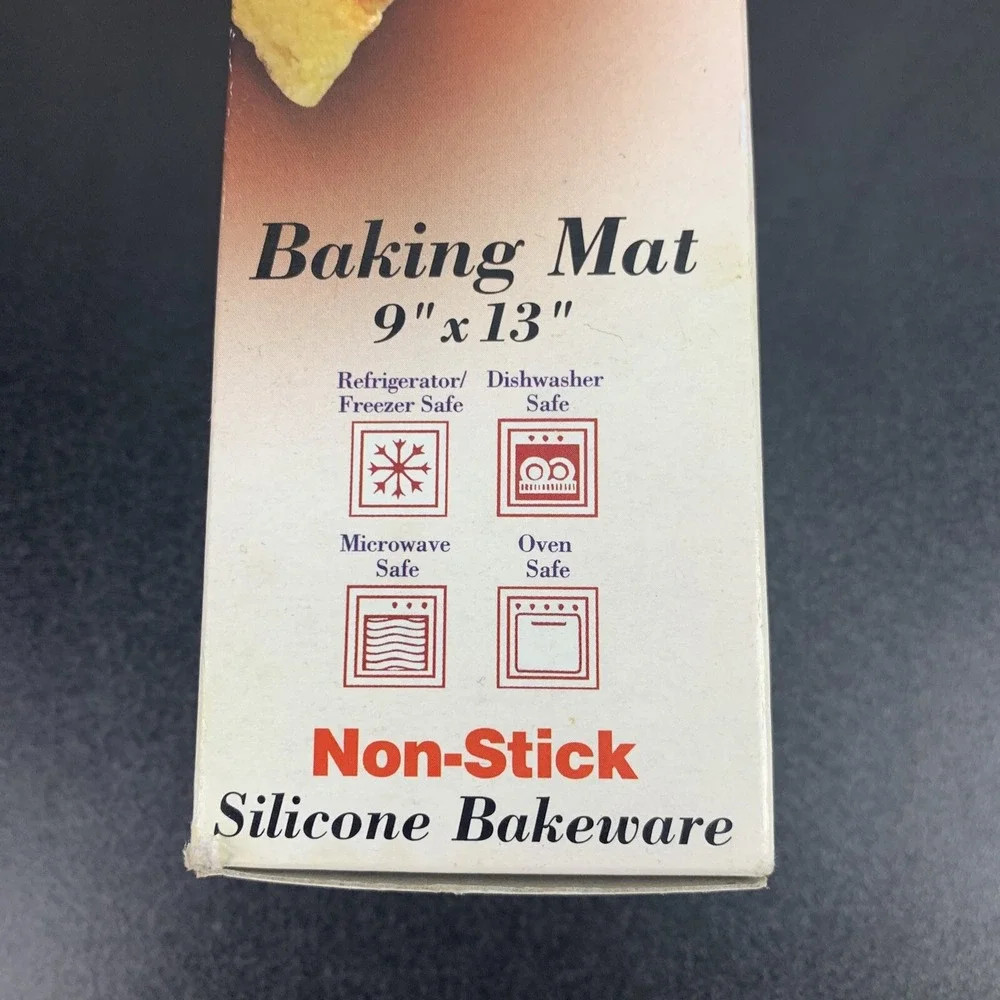 Paderno Silicone Baking Mat Non-Stick Oven Safe Refrigerator Freezer 2-Piece Set